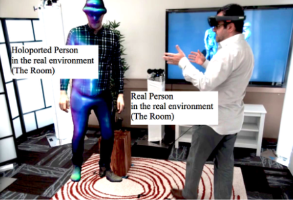 A Snapshot from Microsoft Holoportation Technology